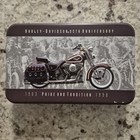 Harley Davidson Collectible Lot 95th Anniversary Tin Zippo Box Factory Tour Pin