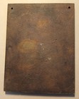 Antique Victorian Industrial Bronze   Brass Wall Plaque - Unengraved