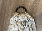 Moby Ring Sling Baby Carrier Silver Streak Woven Cotton Infant Hip Wrap Sling