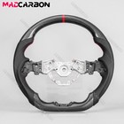 Real Carbon Fiber Steering Wheel Fit 2023-2026 Nissan Z 400z Rz34 Black Leather