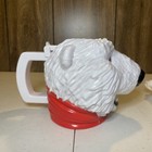  2000s Coca-cola Polar Bear Head Cup With Hinged Lid Plastic Coca-cola Store
