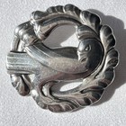 Georg Jensen Sterling Quail Bird Dove Brooch Vintage 1950   s