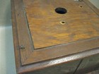 Vtg Victor Victrola Vv Iv Oak Phonograph Cabinet W  Speed Brake Plate Horn Only