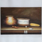 Painting Sand Art Still Life Southwest Native American Indian Art Framed 38 x26 