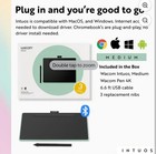 Wacom Intuos Creative Pen Tablet With Bluetooth - Small  Pistachio