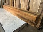 Rustic Figured  Oak Wood Beam fireplace Mantel hand Hewn primitive Oak Beam