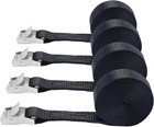 4 Pack 1  X 10ft Tie Down Straps Adjustable Cam Buckle Cargo Lashing Straps