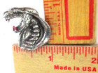 Cobra Head Pin Vintage Collectible Old Snake Pinback Biker Vest Hat  Memorabilia