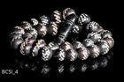 Antique Silver-inlaid Black Coral Prayer Beads From Yemen P_bcsi_4 5