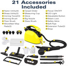 Portable Steam Cleaner Machine Steamer Carpet Tile Floor Grout Auto Detailing