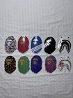 10 Bape Skateboard Longboard Vintage Vinyl Sticker Laptop Luggage Car Decals