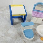 Lot Of Vintage Little Tikes Dollhouse Furniture   1 Figure - Bathtub Sink Toilet