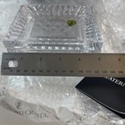 Waterford Crystal Clear Box With Monogrammed Lid New
