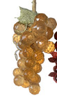Vintage Lucite Acrylic Minature Grape Clusters White 8  Yellow6  Red 6  1960 s