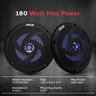Pyle Marine Speakers 5 25  2 Way Waterproof Outdoor Audio Stereo Sound System