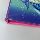 Vintage Lisa Frank Rainbow Dolphins 3 Ring Binder Rare Fantastic World