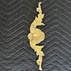 French Ormolu Brass Gold Pediment Apron Mount 