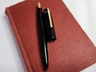 Eversharp Vintage Demi Skyline Black Lever Fill Fountain Pen Unrestored