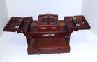 Vintage Singer Sewing Box Miniature Accordion Style