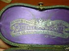 Original Russian Imperial Vintage Antique Schwab Leather Case Box Military Rusia