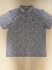 Callaway Men s Opti Dri Golf Polo Shirt Light Purple Floral Large   L Nwot