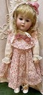 C1911 15    Gebruder Heubach Pouty Girl With Glass Eyes  Rare Model W best Outfit