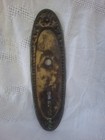 Antique Yale   Towne   lydian  Ornate Back Plate Oval Art Deco Door Hardware  