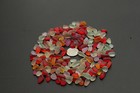 Red Yellow Orange White Sea Beach Glass Small 50 Pieces Lots 8-12mm Jewelry Use