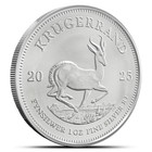 2025 South African Kruggerand  999 Silver 1 Oz Brillant Uncirculated Coins
