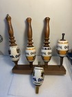 5 Vintage Olympia Prestige Pale Export Ceramic Draft Beer Tap Handles Washington