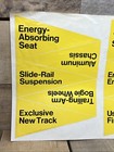 Vintage John Deere Full Sheet Of Pennant Decals Nos Showroom Stickers Dealer Hbp