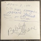 Rare Bobby  boy Wonder  Shane Signed Photo With Mario Galento Vintage 