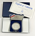 1991-s United States Uso  1 Commemorative Proof Silver Dollar Coin Ogp   Coa