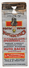 Vintage Champion Spark Plugs Langhorne Speedway Matchbook Cover - Ep1d