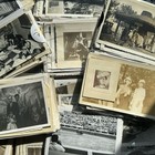 100 Vintage Photos Variety Lot   No Junk Pix Antique Black   White Snapshots