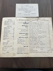 Vintage 1952 Stagecoach Coffee  Shop Menu W Insert West Yellowstone Montana