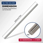 4 Pcs 304 Stainless Steel M6 Fully Threaded Rod 10  255mm  Long Threaded Rod rig