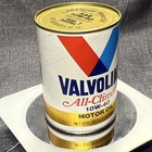 Vintage Valvoline All-climate 10w-40 Motor Oil Can 1 Quart Sealed Usa 1980s