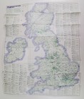 1971-72 Trust Houses Forte Hotels Britain Uk Ireland Vintage Travel Brochure Map