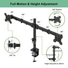 Dual Monitor Desk Mount Fully Adjustable Dual Monitor Arm For 2 Computer Scre   