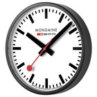Mondaine Classic Black Frame White Dial Wall Clock A990 clock 12sbb