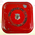 Vintage Oak Acorn 1   Penny Gumball Candy Vending Machine   14    Red Usa   No Key