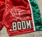 Ray  boom Boom  Mancini Signed Autographed Red Boxing Trunks Coa Jsa