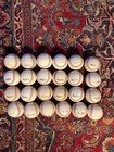 Twenty-four  24  Used Rawlings Minor League Baseballs
