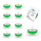 50pcs Pes Membrane Syringe Filter Sterile Lab Hydrophilic 33mm 0 22  m Individual