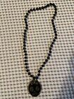 Louie Armstrong Satchmo King Zulu Necklace Souvenir Mardi Gras Beads Rare 1988