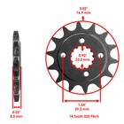 Front Drive Chain Sprocket For Honda Trx400ex Sportrax 05-08  Trx400x 09 12-14
