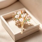 Chinese Style Pearl Brooch Elegant Artistic Pin Jewelry Accessory For Women