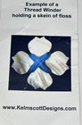 Vintage Kelmscott Designs Mother Of Pearl Four Leaf Clover Thread Winder Sewing