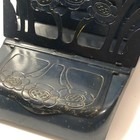 Ges Gesch German Art Nouveau Letter Holder sorter water Well Blue Antique Mail